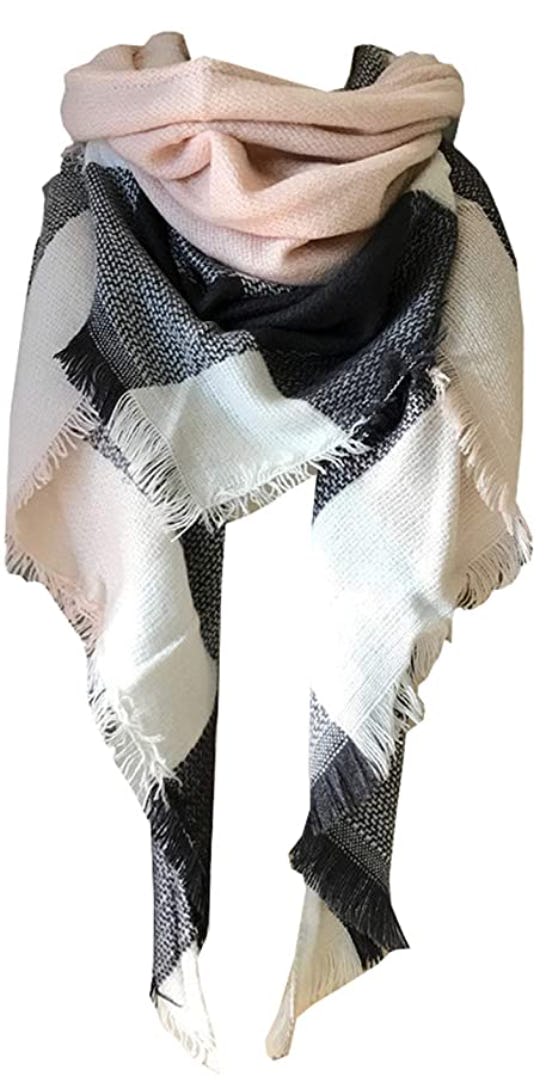 Wander Agio Warm Cashmere Plaid Scarf