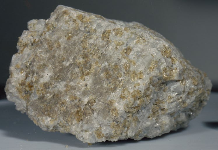 Troctolite 76535 lunar rock taken by apollo 17