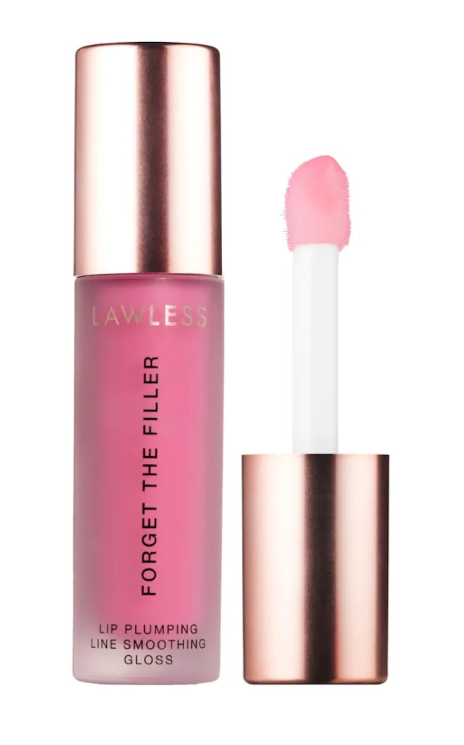  Lawless Beauty Forget the Filler Lip Plumping Gloss in Daisy Pink 