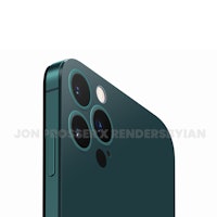 iPhone 14 rendered image with triple camera array