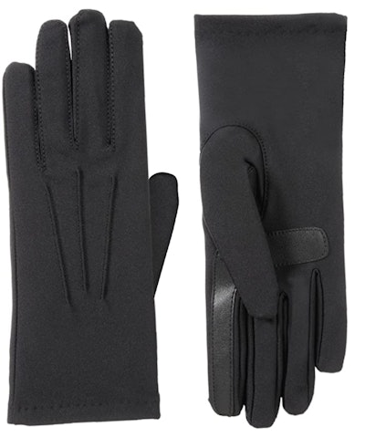 Isotoner Spandex Gloves With Warm Fleece Lining