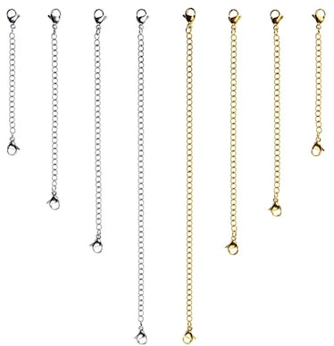 D-buy Stainless Steel Necklace Extender (8 Pieces)