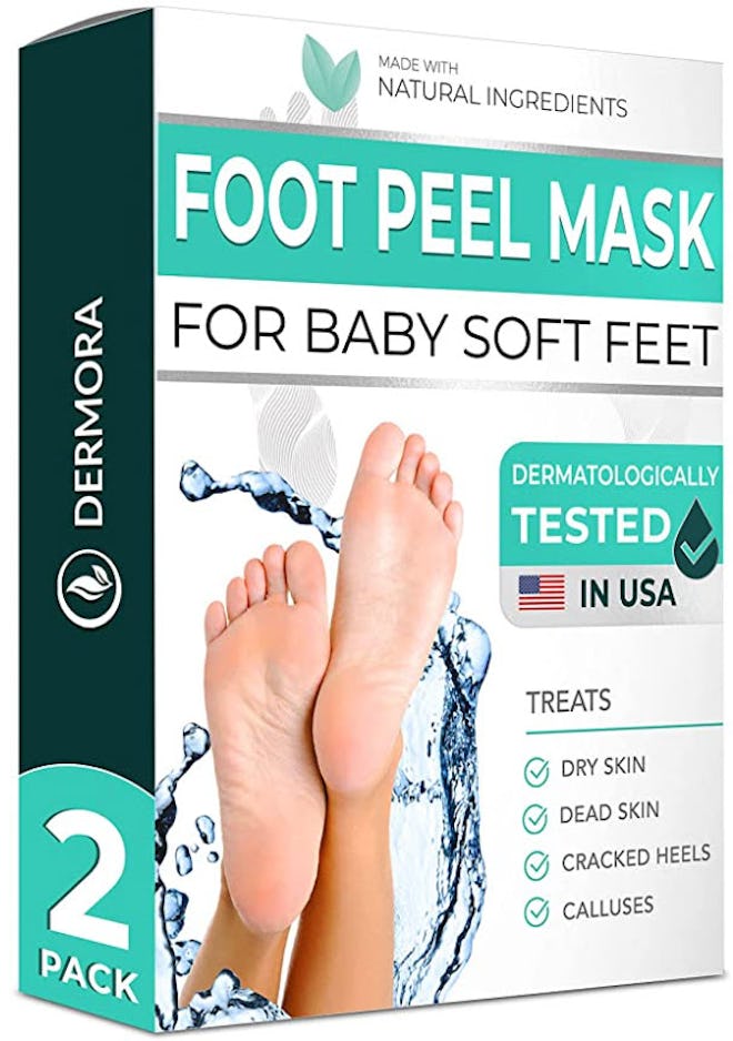 DERMORA Foot Peel Mask For Cracked Heels