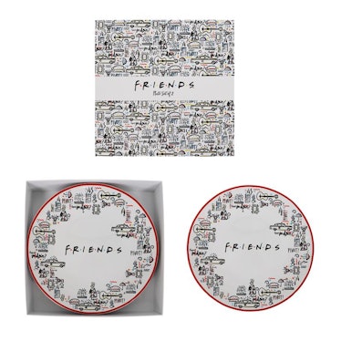 This 'Friends' plate set is available on the Warner Bros. Studio Tour online store. 