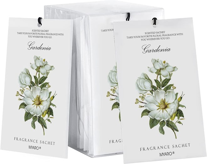 MYARO Gardenia Scented Sachets (12-Pack)