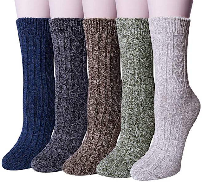 Loritta 5 Pairs Wool Socks