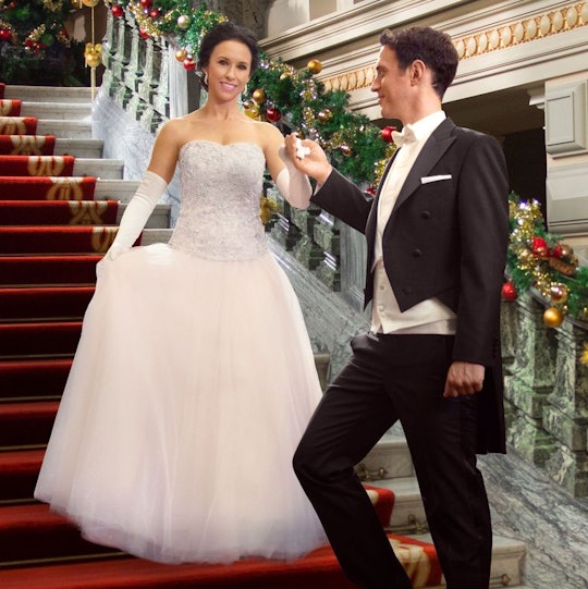 Lacey Chabert and Stephen Hagan in A Royal Christmas