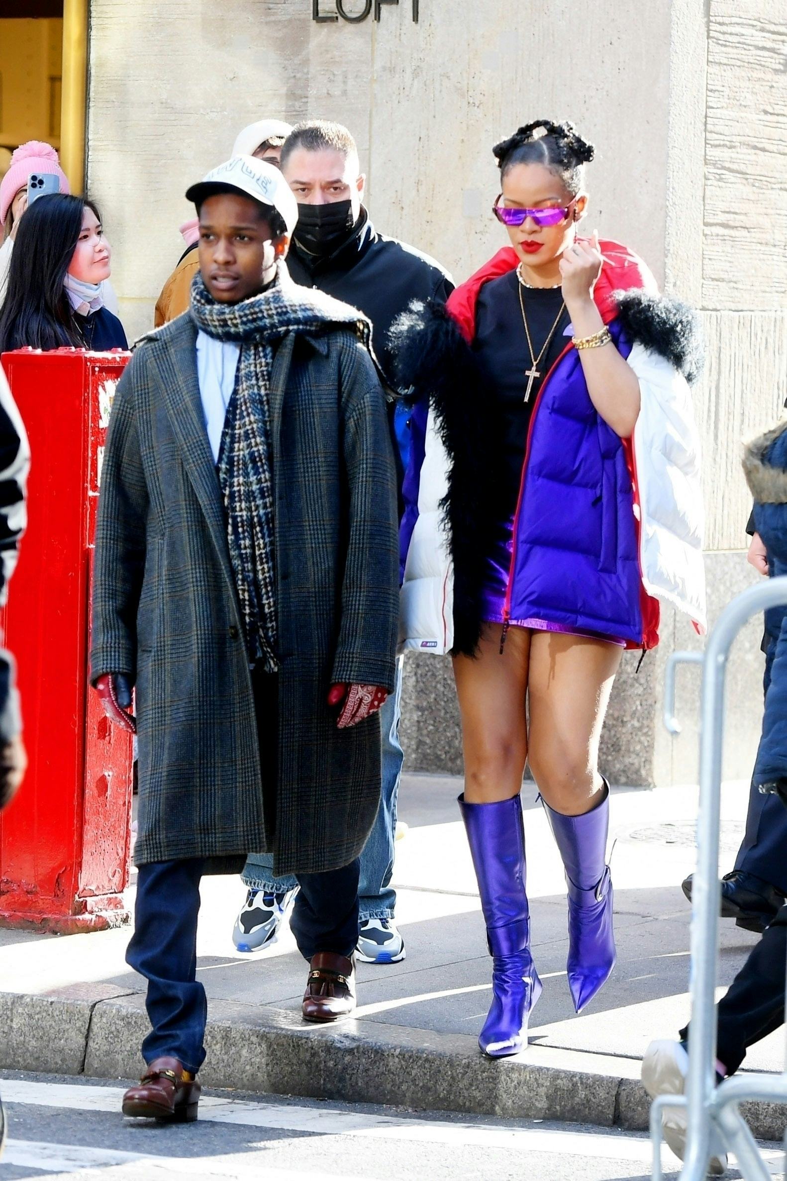 10 Rihanna & ASAP Rocky Matching Outfits That Prove They're 'Fashion