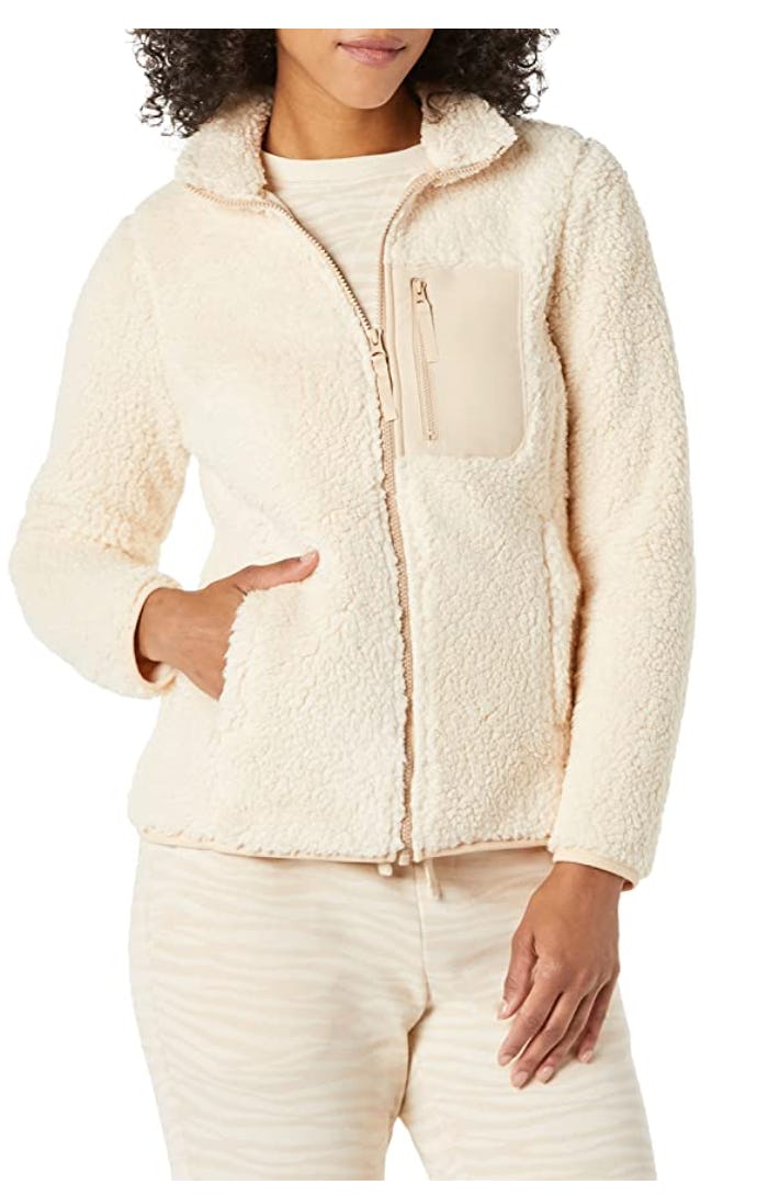 Amazon Essentials Sherpa Long Sleeve  Jacket