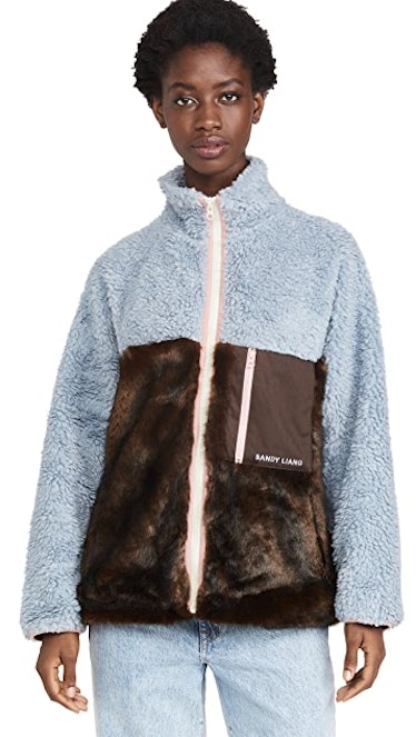 Sandy Liang's cosmic fleece jacket. 