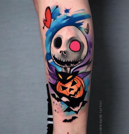 11 Simple Nightmare Before Christmas Tattoos That Will Blow Your Mind   alexie