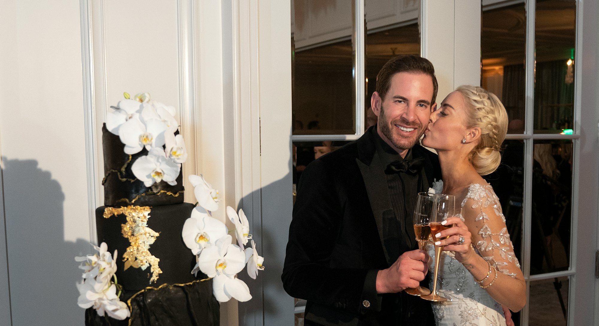 Tarek El Moussa & Heather Rae Young’s Most Romantic Moments From HGTV’s 'The Big I Do.' Photo via Du...