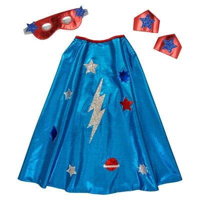 a superhero cape is a great toy for imaginative play