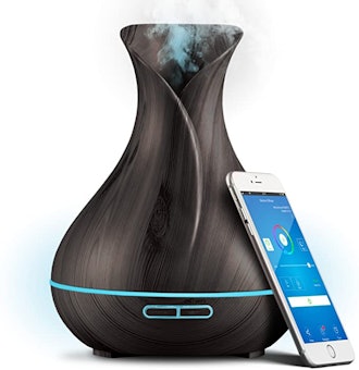 Sierra Modern Home Smart WiFi Wireless Essential Oil Aromatherapy Ultrasonic Diffuser & Humidifier