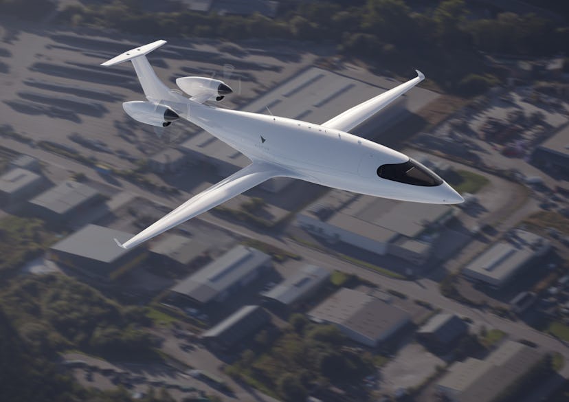 A rendering of Eviation's electric Alice plane.