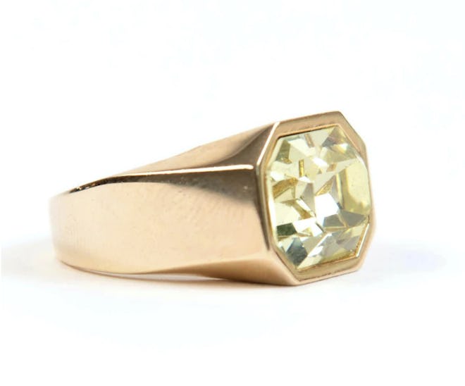 Short & Suite's chunky gem ring. 