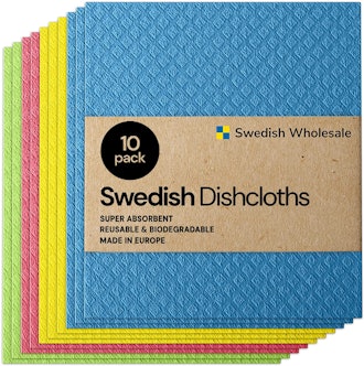Swedish Wholesale Swedish Dish Cloths - Pack of 10