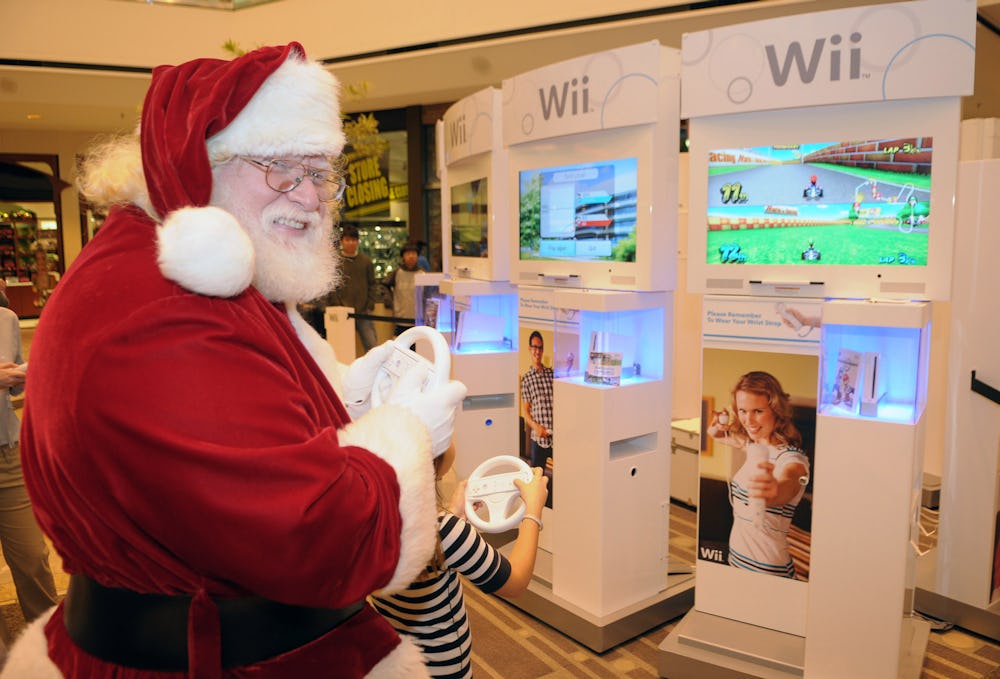santa nintendo wii black friday