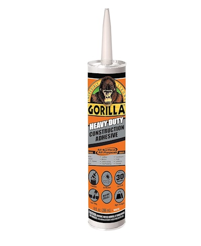 Gorilla Heavy-Duty Construction Adhesive, 9 Oz.