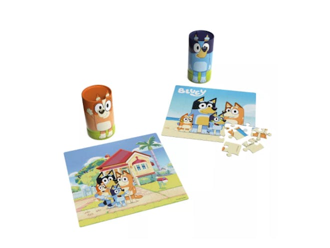 This 2-pack of Bluey puzzles is a great holiday gift for kids.