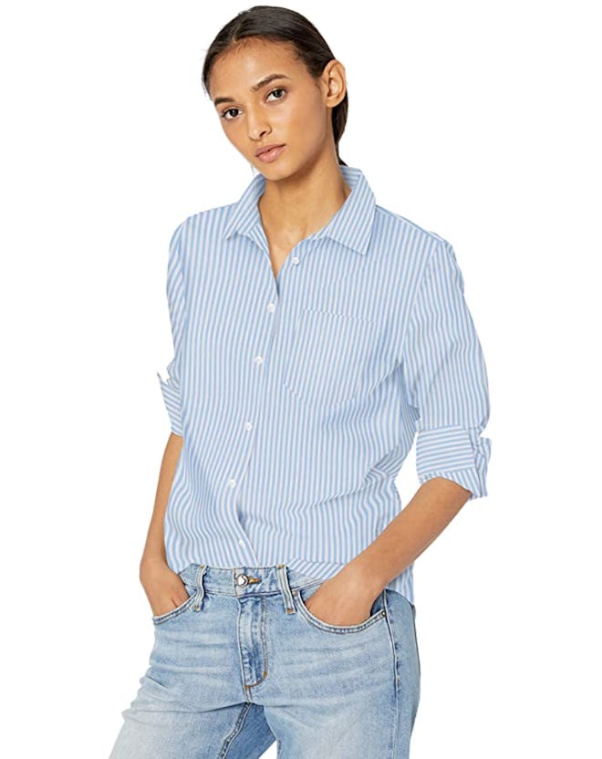 Amazon Essentials Button-Down Poplin Shirt