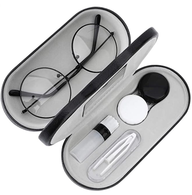 MoKo Double Eyeglass And Contact Lens Case