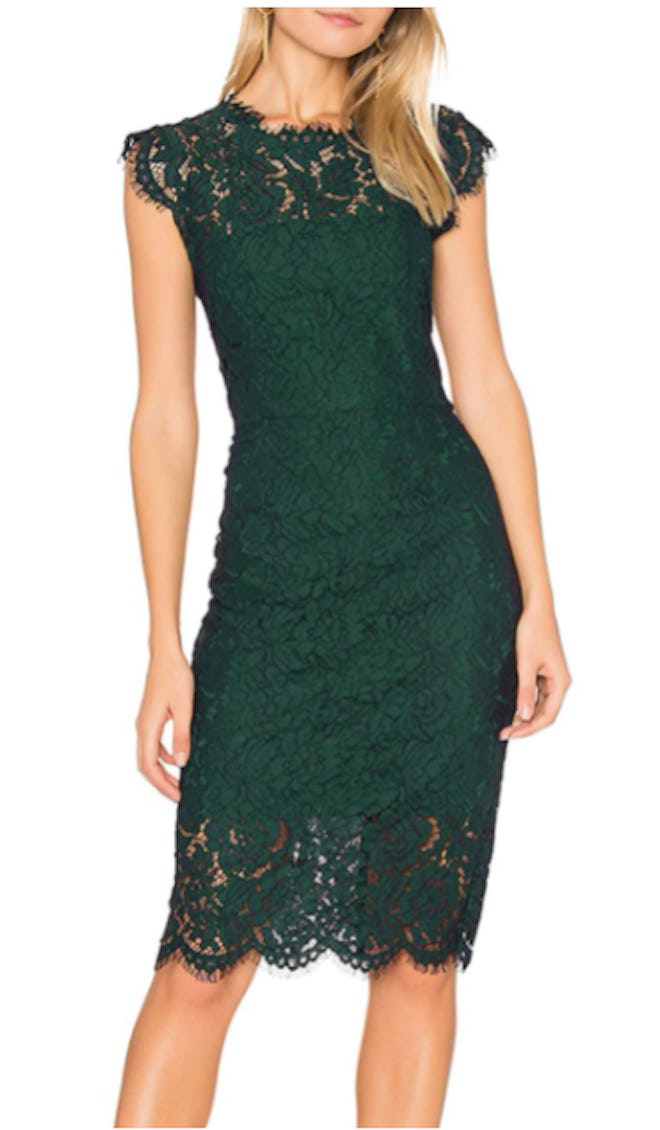 MEROKEETY Lace Cocktail Dress