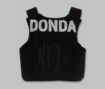 Kanye West signed Donda bulletproof vest