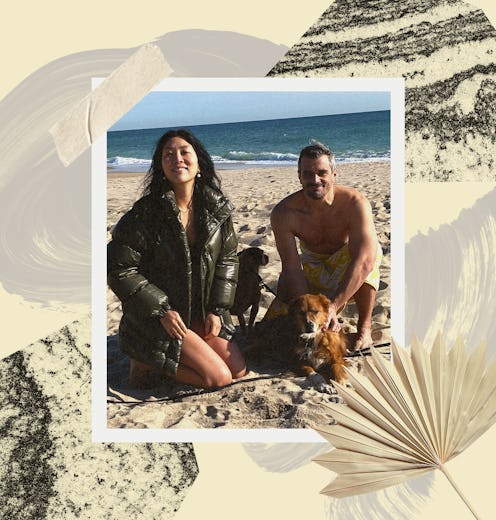 Picture of Kathy Lee and husband at the beach