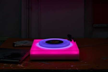 Brian Eno's color-changing turntable