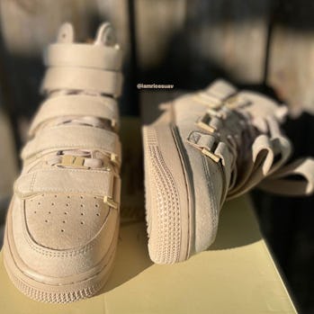 Nike’s unreleased Billie Eilish Air Force 1 sneaker is full of straps