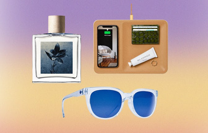 The BEWILDER Sky optic sunglasses, AllSaints Concrete Rain fragrance, and the Catch: 3 Classics orga...
