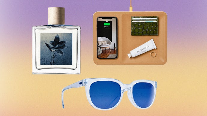 The BEWILDER Sky optic sunglasses, AllSaints Concrete Rain fragrance, and the Catch: 3 Classics orga...