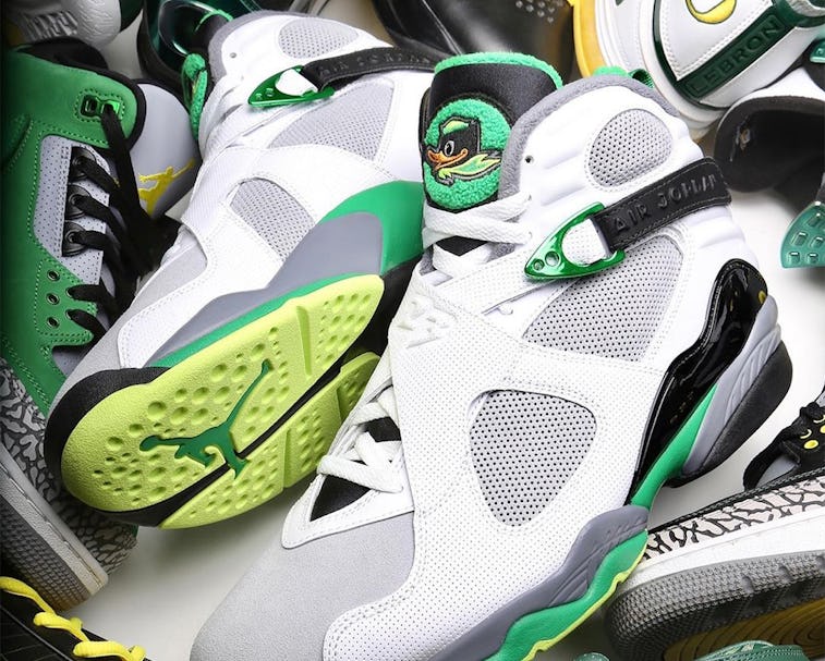 University of Oregon Air Jordan 8