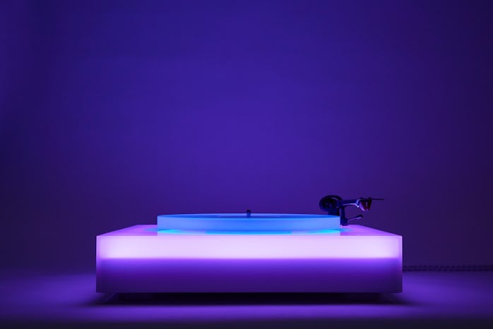 Brian Eno acrylic LED turntable