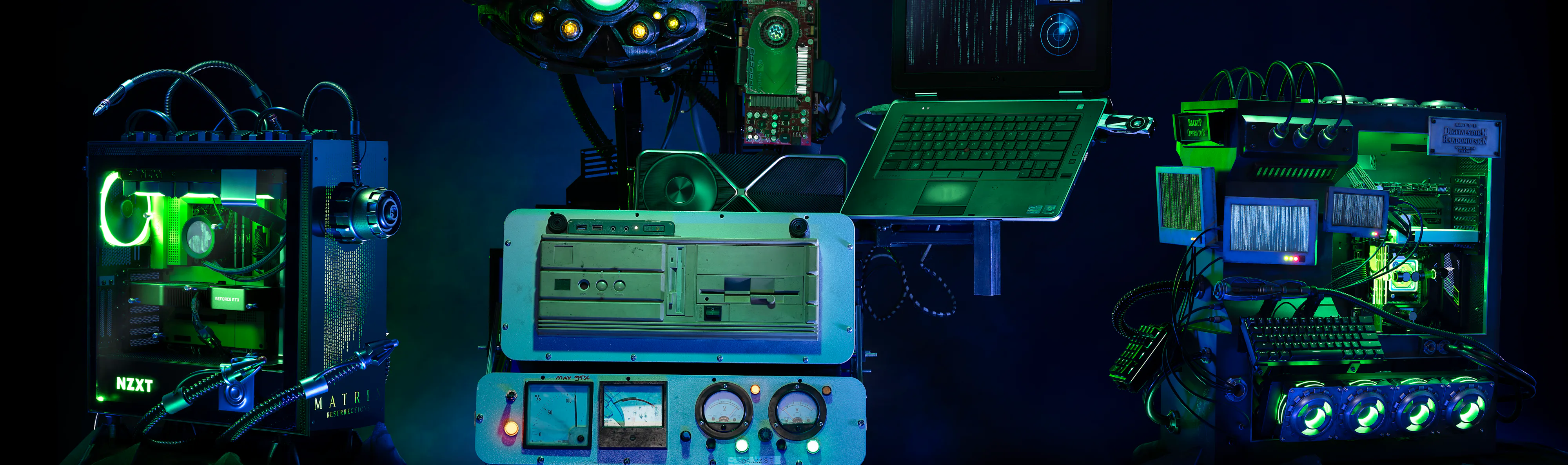 Need Computer Matrix Nvidia's Matrix-themed computers are God tier level cyberpunk