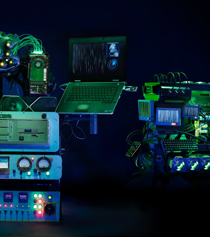 Nvidia's Matrix-themed computers are God tier level cyberpunk