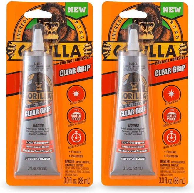Gorilla Clear Grip Contact Adhesive (2-Pack)