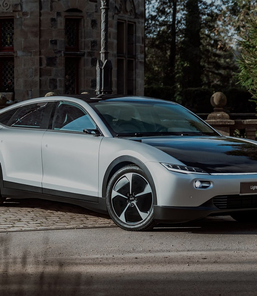 Lightyear One solar powered electric vehicle promo image header