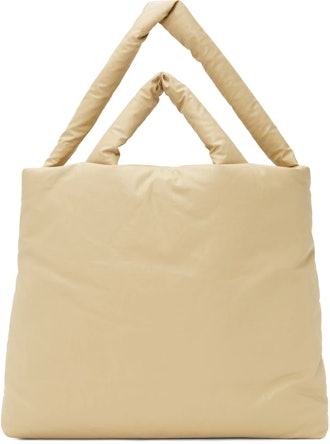 Kassl Edition's Beige Large Oil Pillow Tote bag. 
