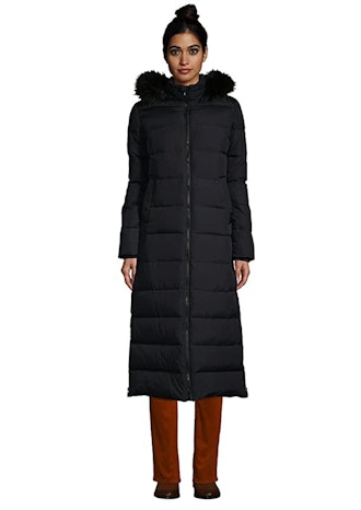 Lands' End Maxi Down Coat With Hood