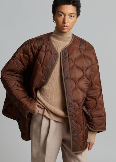 The Frankie Shop Teddy Quilted Jacket