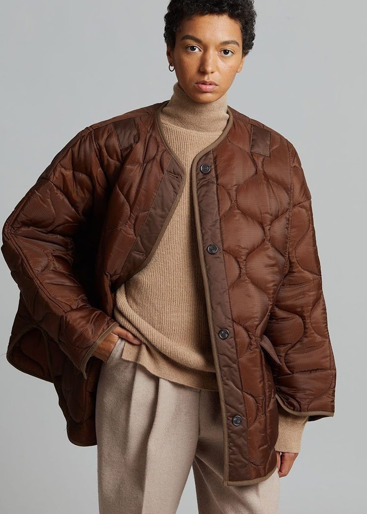 The Frankie Shop Teddy Quilted Jacket