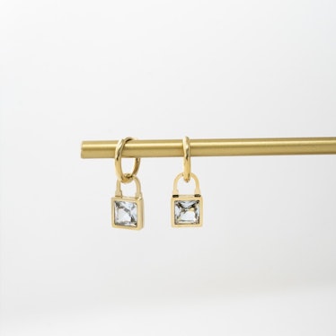 Crystal locket earrings by Stella & Haas