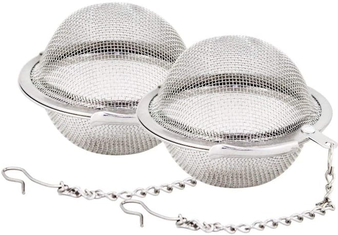 Fu Store Stainless Steel Mesh Tea Ball Strainers (2-Pack)