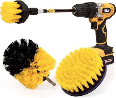 Holikme Drill Brush Power Scrubber Attachment Set (4-Pack)
