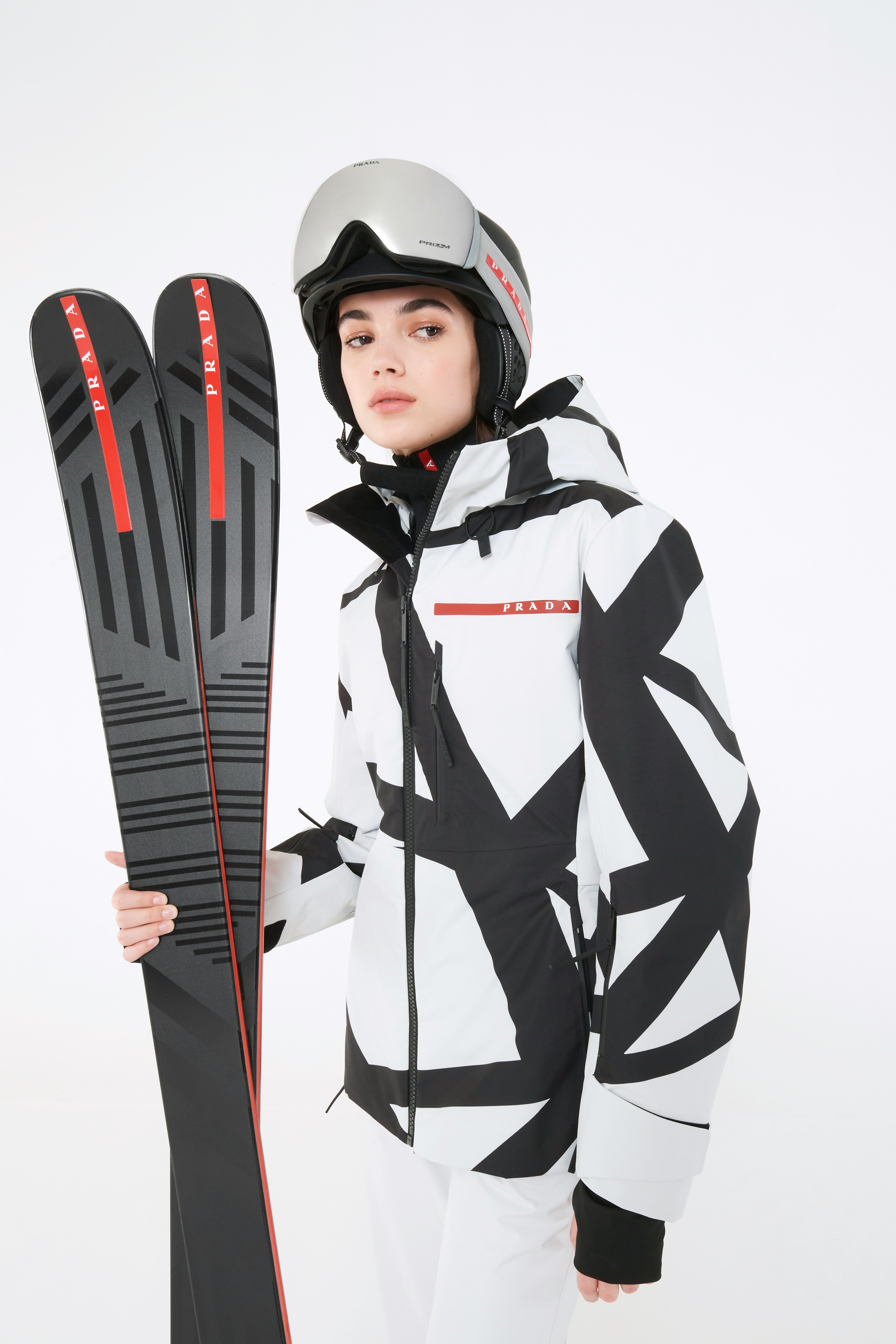 DiorAlps Flared Ski Pants White Technical Fabric