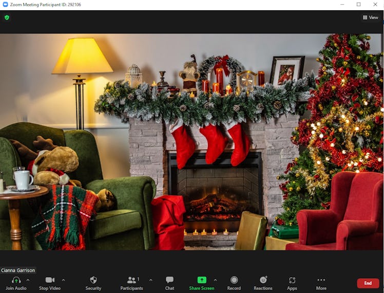 These Christmas tree Zoom backgrounds will make your holiday calls merry.