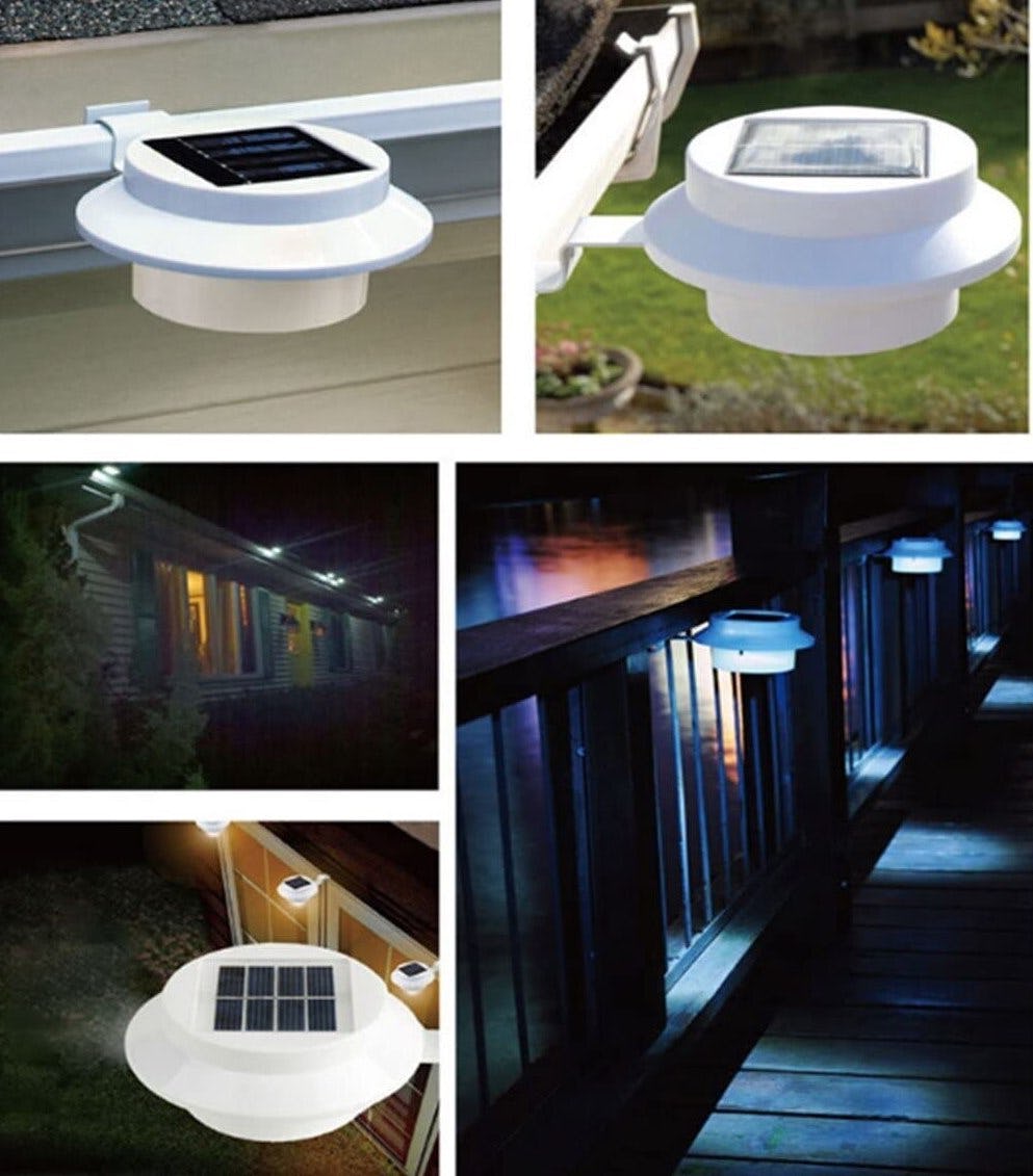 FALOVE Outdoor Solar LED Lights (4-Pack)