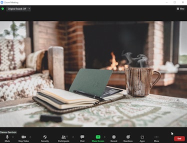 These fireplace Zoom backgrounds will make you feel so cozy.